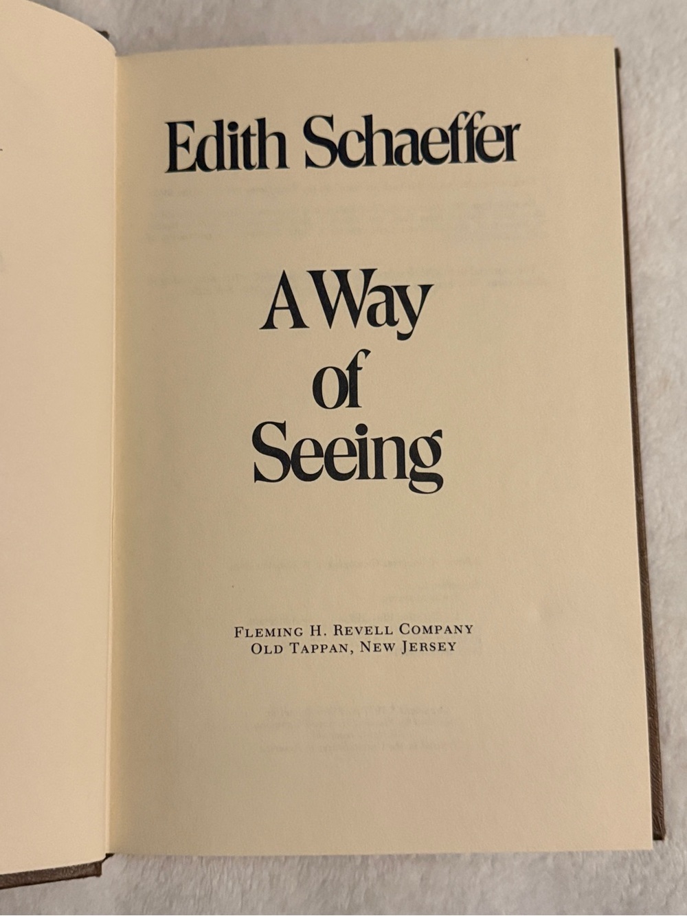 💜 A Way of Seeing by Edith Schaeffer